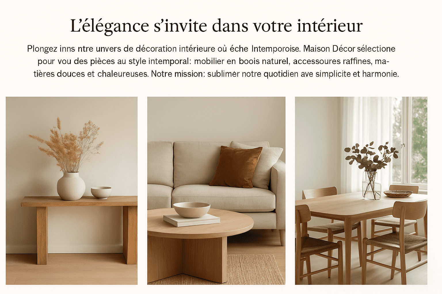 Maison Décor - ambiance intérieure